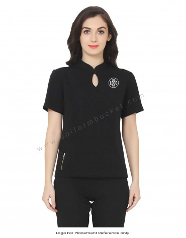 Formal Keyhole Top With One Side Pocket view 1