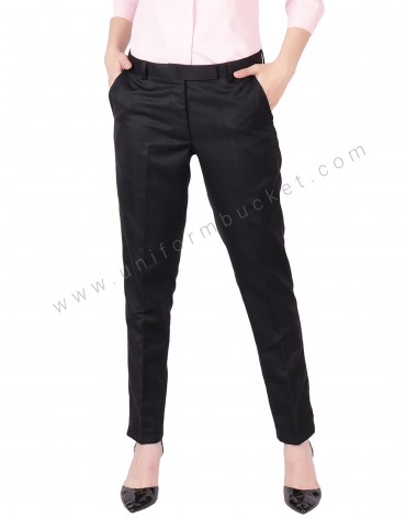 Black Formal Trousers For Female view 1