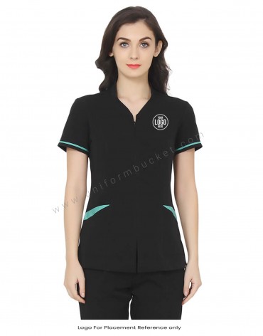 Two tone Tunic With Front Opening view 1