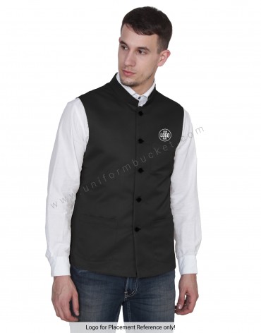 Black Nehru Jacket For Men view 1