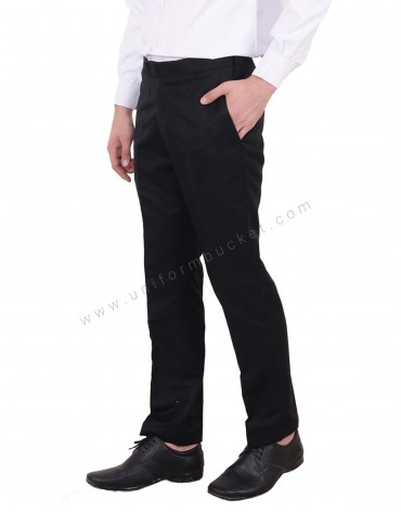 Black Formal Trouser For Men view 1