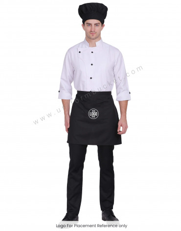 Black Short Waiter Apron view 1