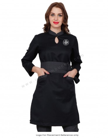 Broad Belted Keyhole Long Tunic view 1