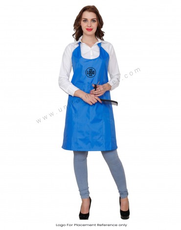 Blue Bib Apron With Multi Pockets view 1
