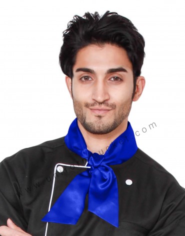 Blue Satin Scarf view 1