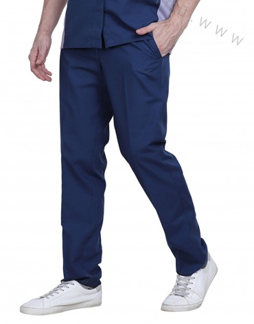 Blue Workwear Formal Trousers For Male view 1