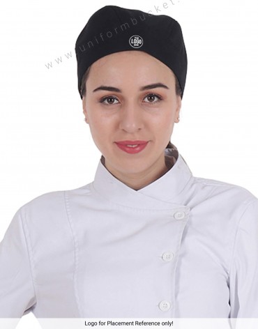 Chef Bandana in Black view 1