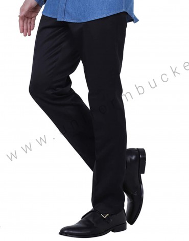 Classic Black Formal Trousers view 1