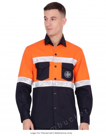 Double Tone High Visibility Shirt view 1