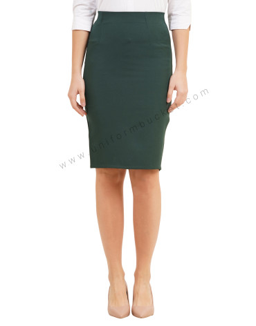 Emerald Green Pencil Skirt view 1