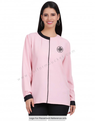 FEMALE SHIRT WITH BLACK TRIM view 1