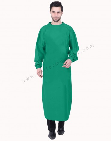 Green Surgical OT Gown view 1