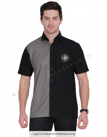MALE BLACK SHIRT FOR WAITER view 1