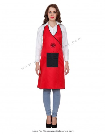 Crossover Tuxedo Red Apron view 1
