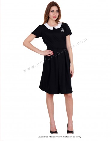 Polo Dress With Peter Pan Collar view 1