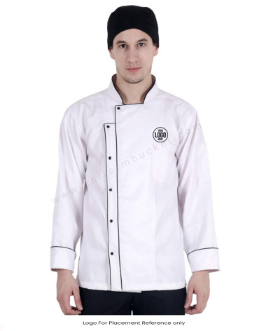 Chef Coat With Extended Placket view 1