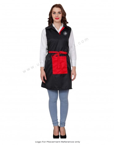 T -Shirt Look Apron With Front Belt view 1