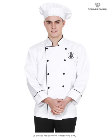 Executive White Chef Coat view 1