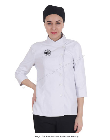 Crossover Side Opening Chef Coat view 1