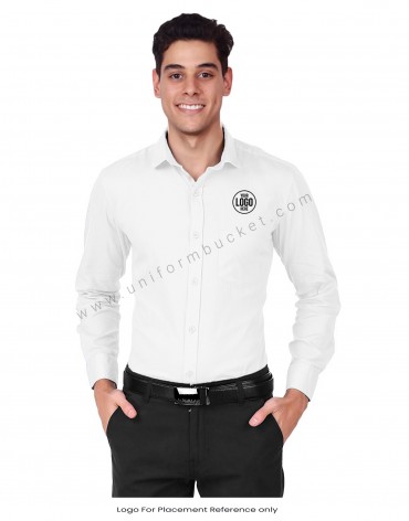 White Formal Shirt view 1