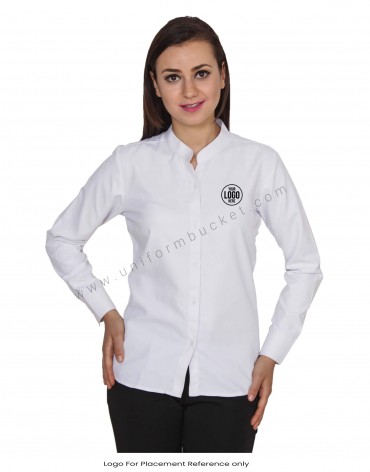 Formal White Uniform Shirt view 1
