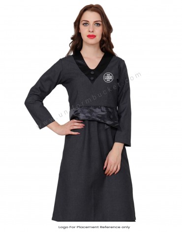 Worsted Designer Long Tunic With Front Belt view 1