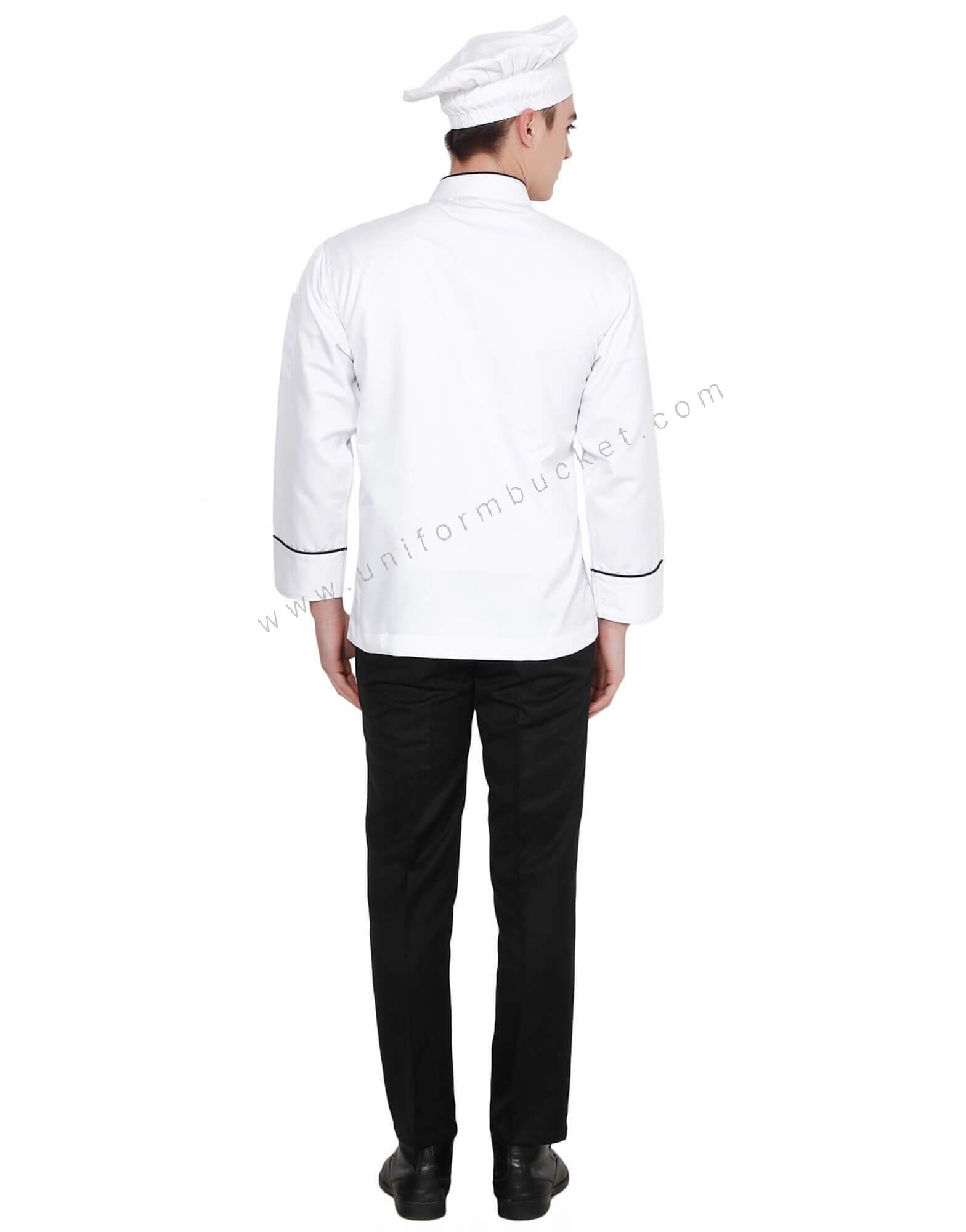 100% cotton  white premium male chef coat thumbnail 2