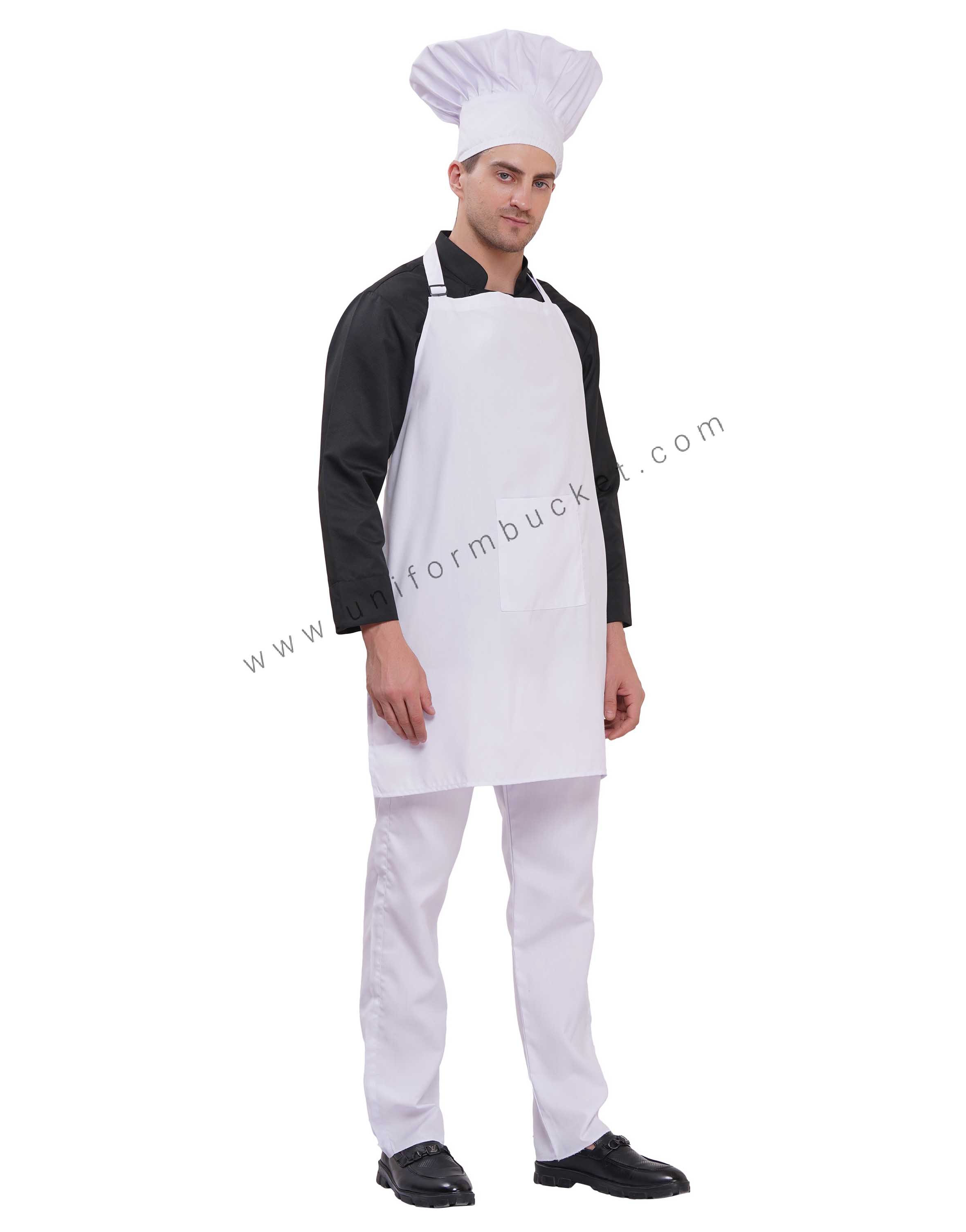 Signature White Chef Bib Apron thumbnail 6