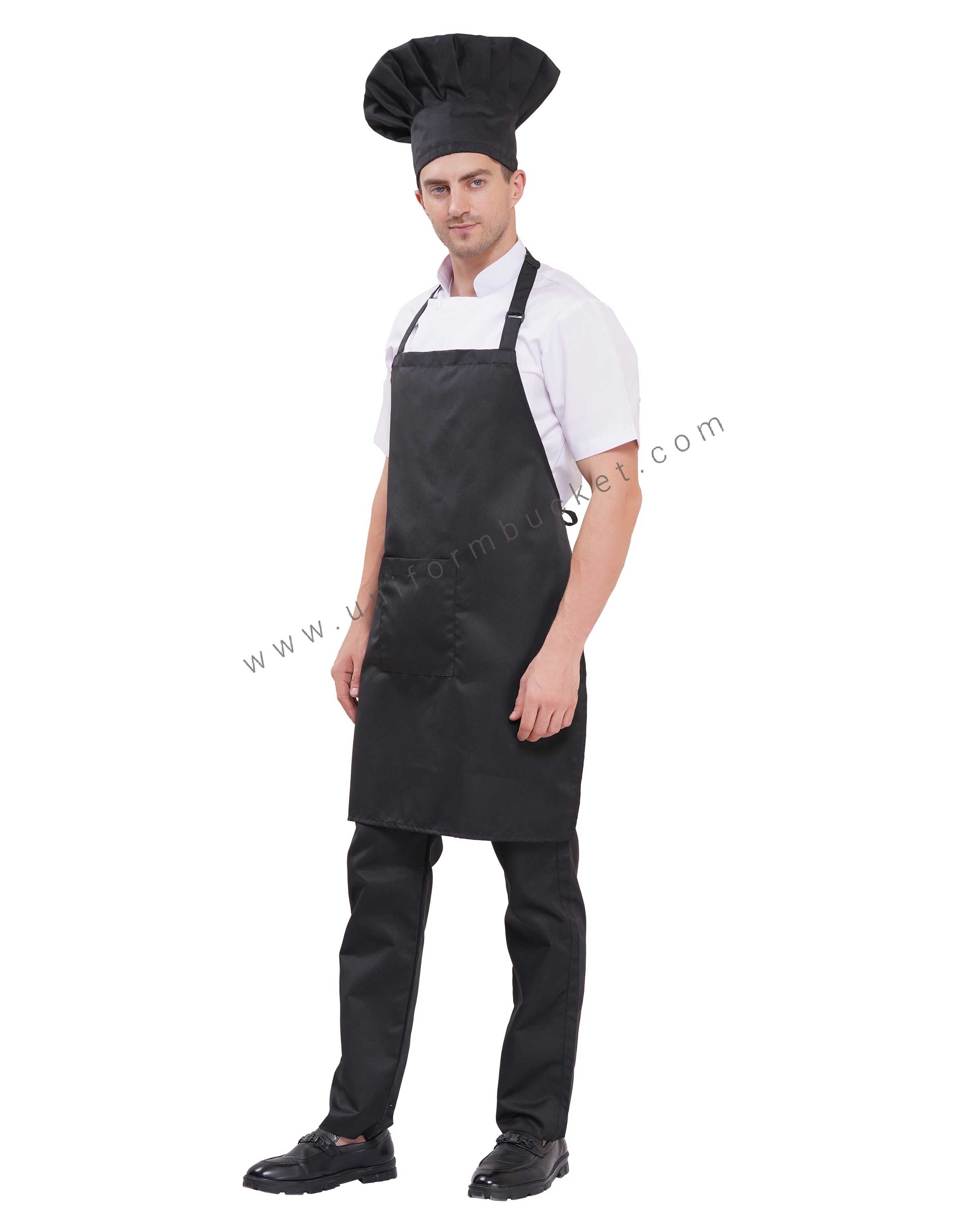 Signature Black Chef Bib Apron thumbnail 4