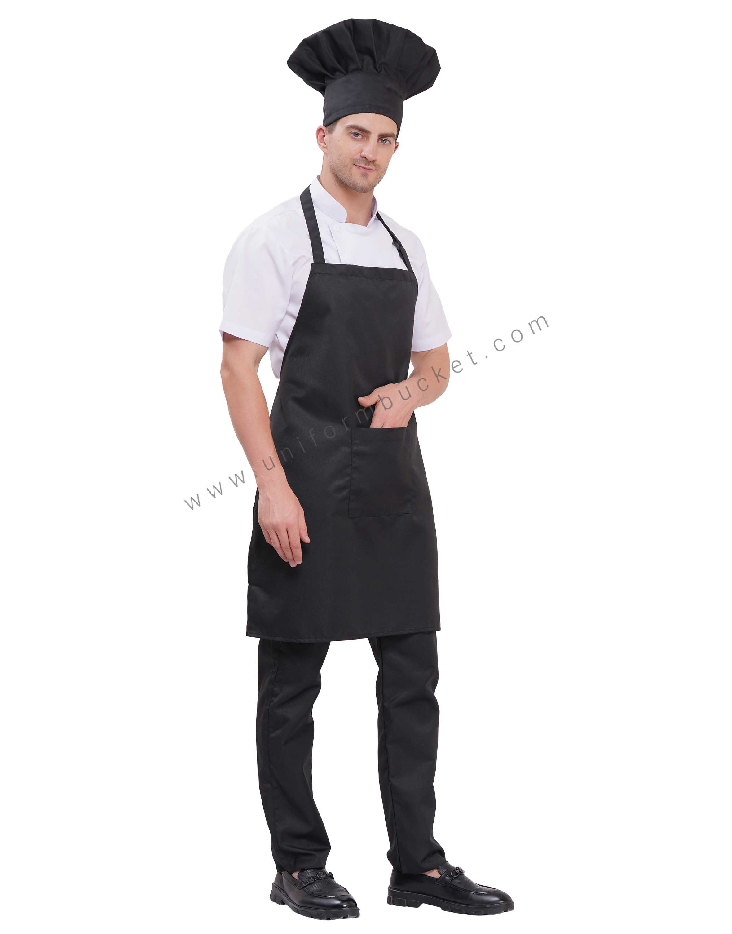 Signature Black Chef Bib Apron thumbnail 2