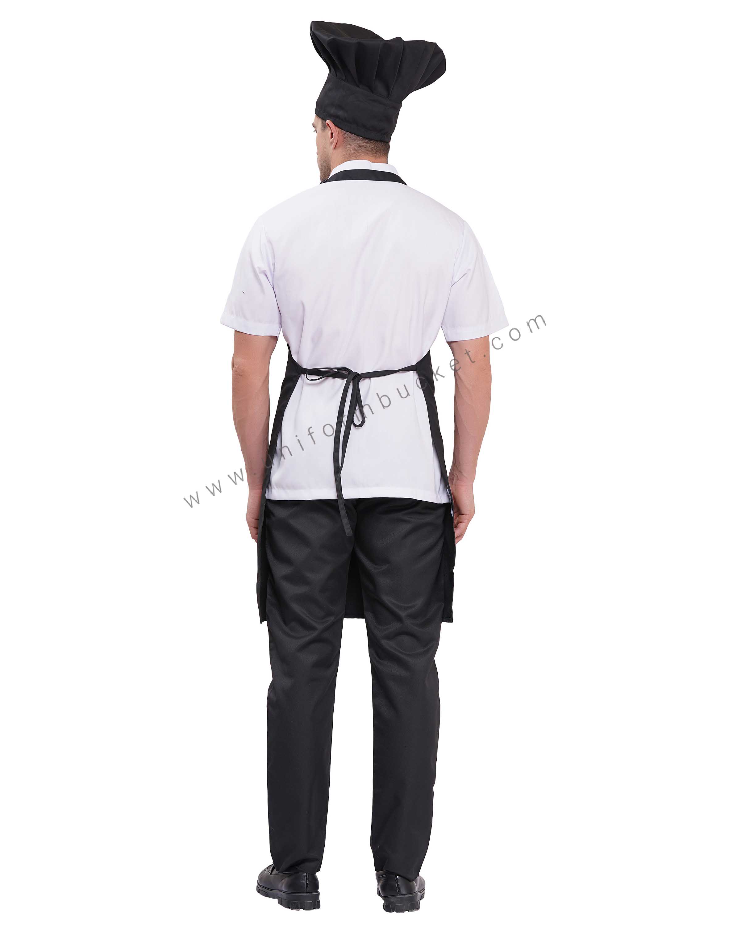 Signature Black Chef Bib Apron thumbnail 3