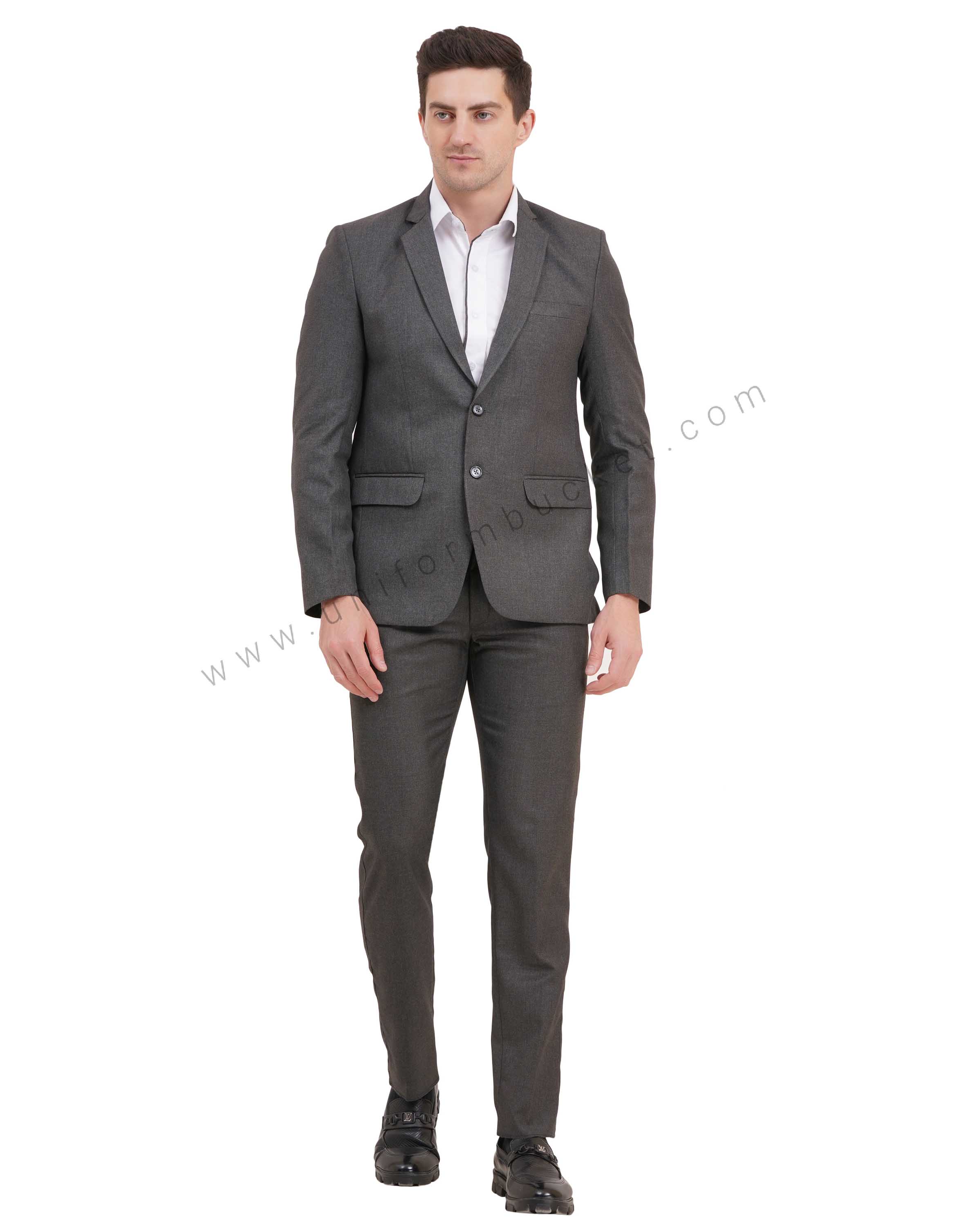 Male Two button blazer huy worsted grey thumbnail 2