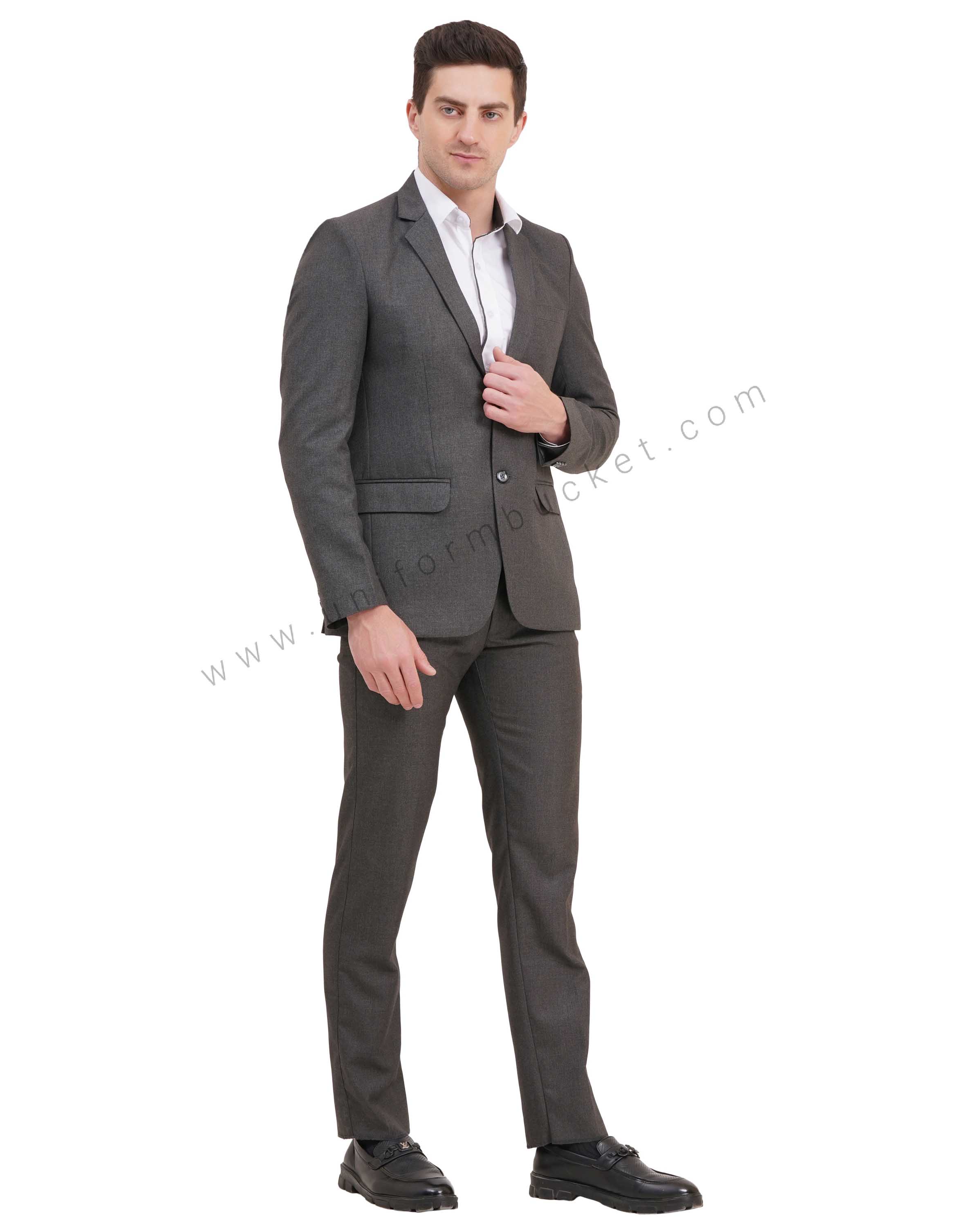 Male Two button blazer huy worsted grey thumbnail 3