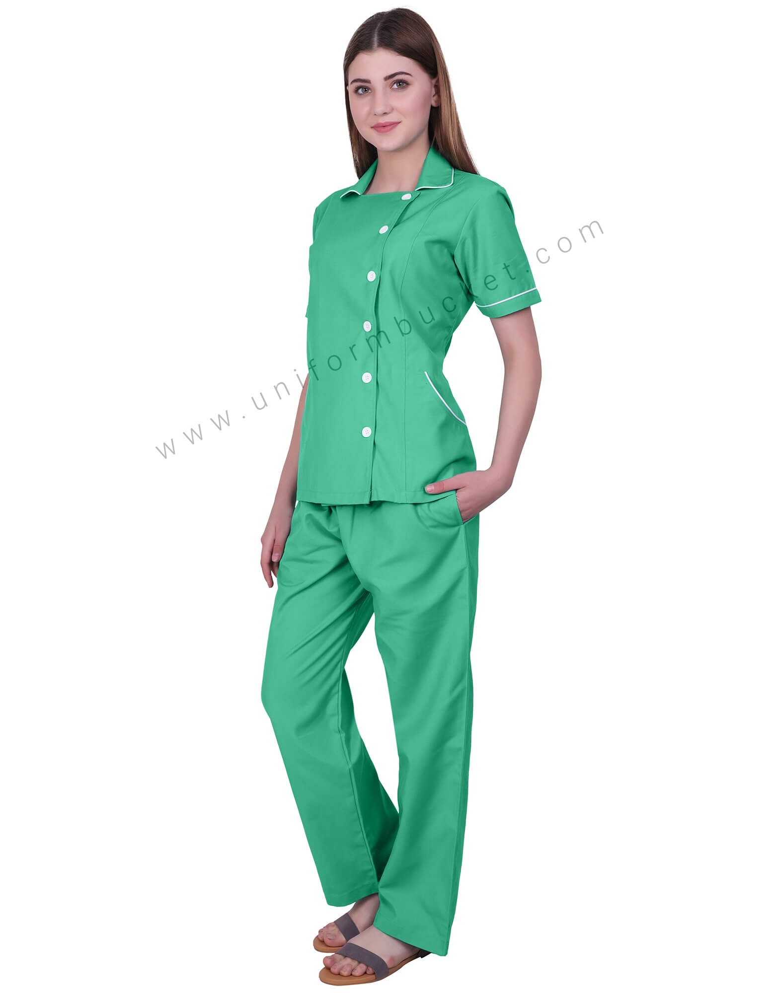 Straight Turquoise Bottoms thumbnail 3