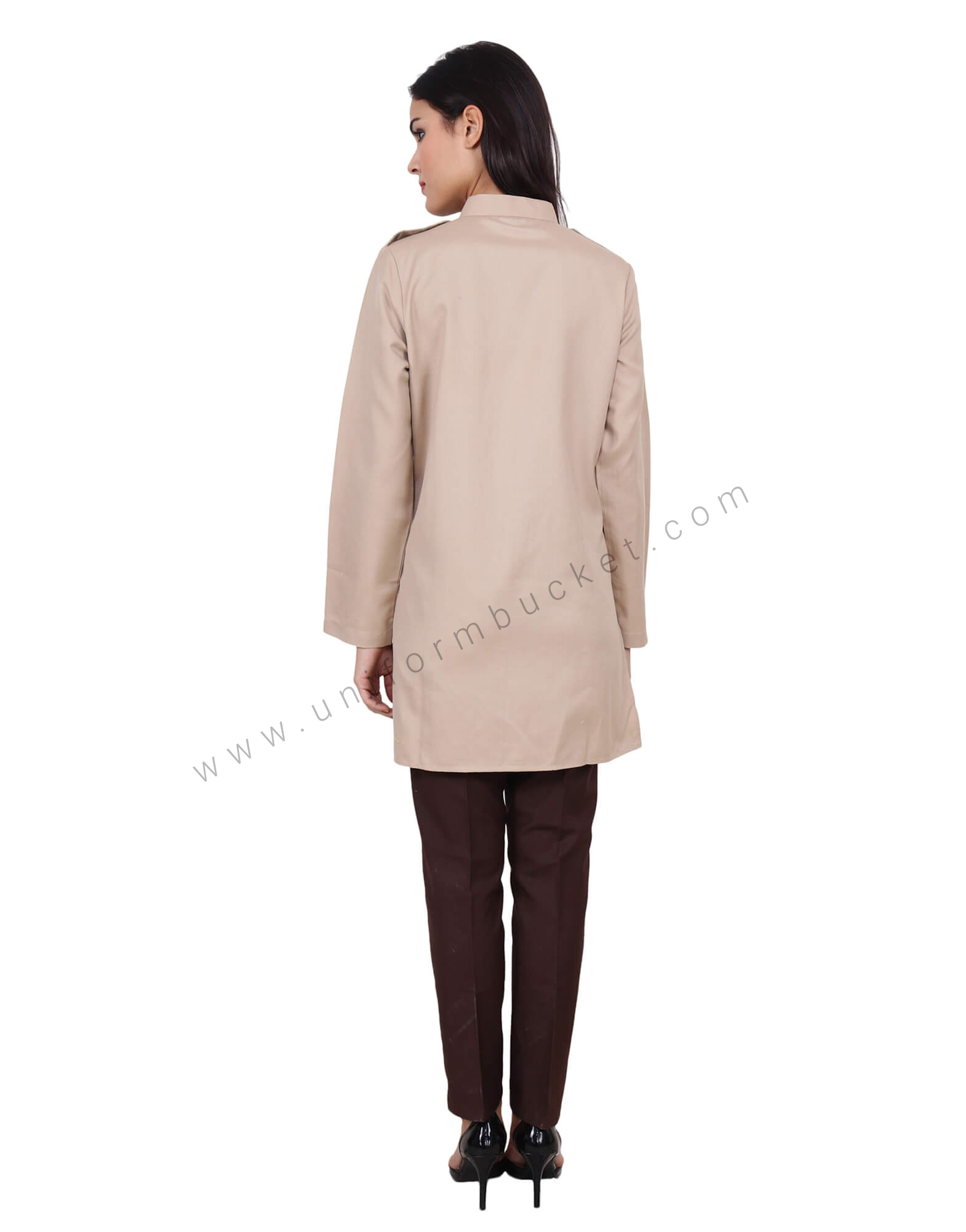 Beige Security Guard kurta For Female thumbnail 4