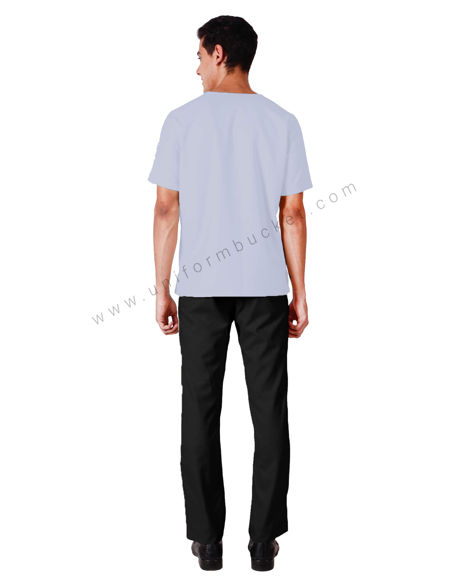 Round Neck Grey T Shirt Style Top thumbnail 4