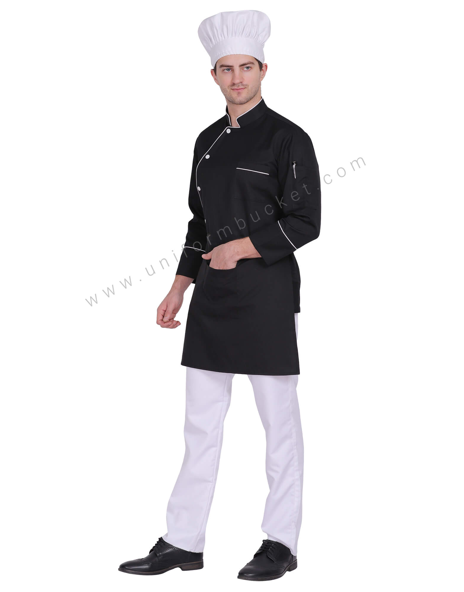 Bistro Apron With One Patch Pocket thumbnail 2