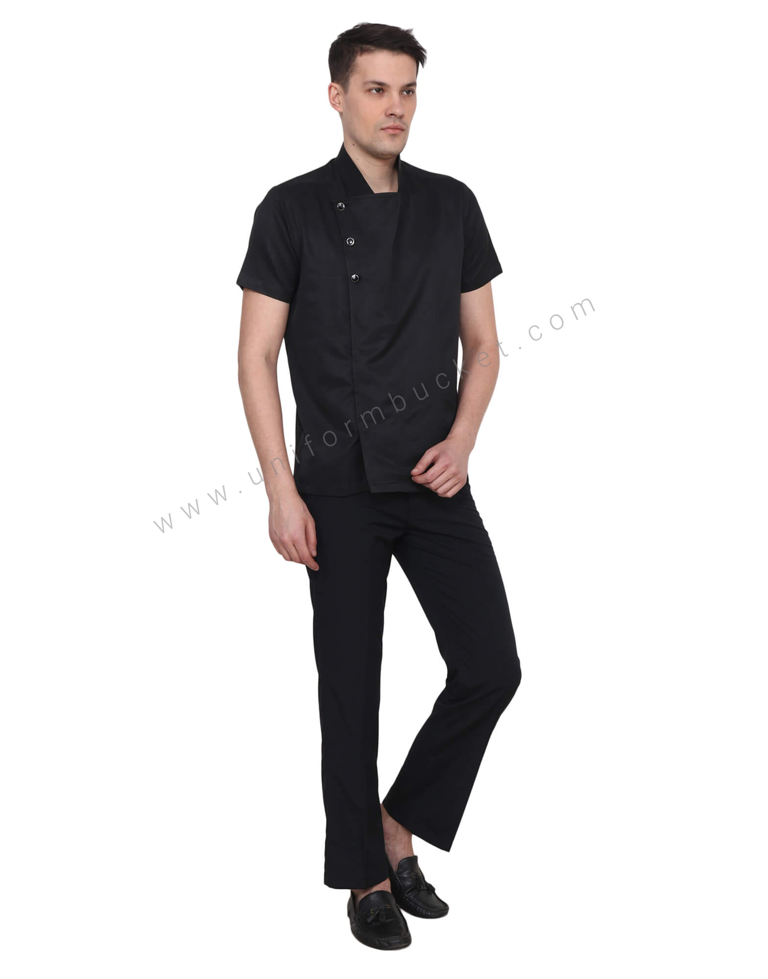 3 Button Side Opening Spa Tunic view 1