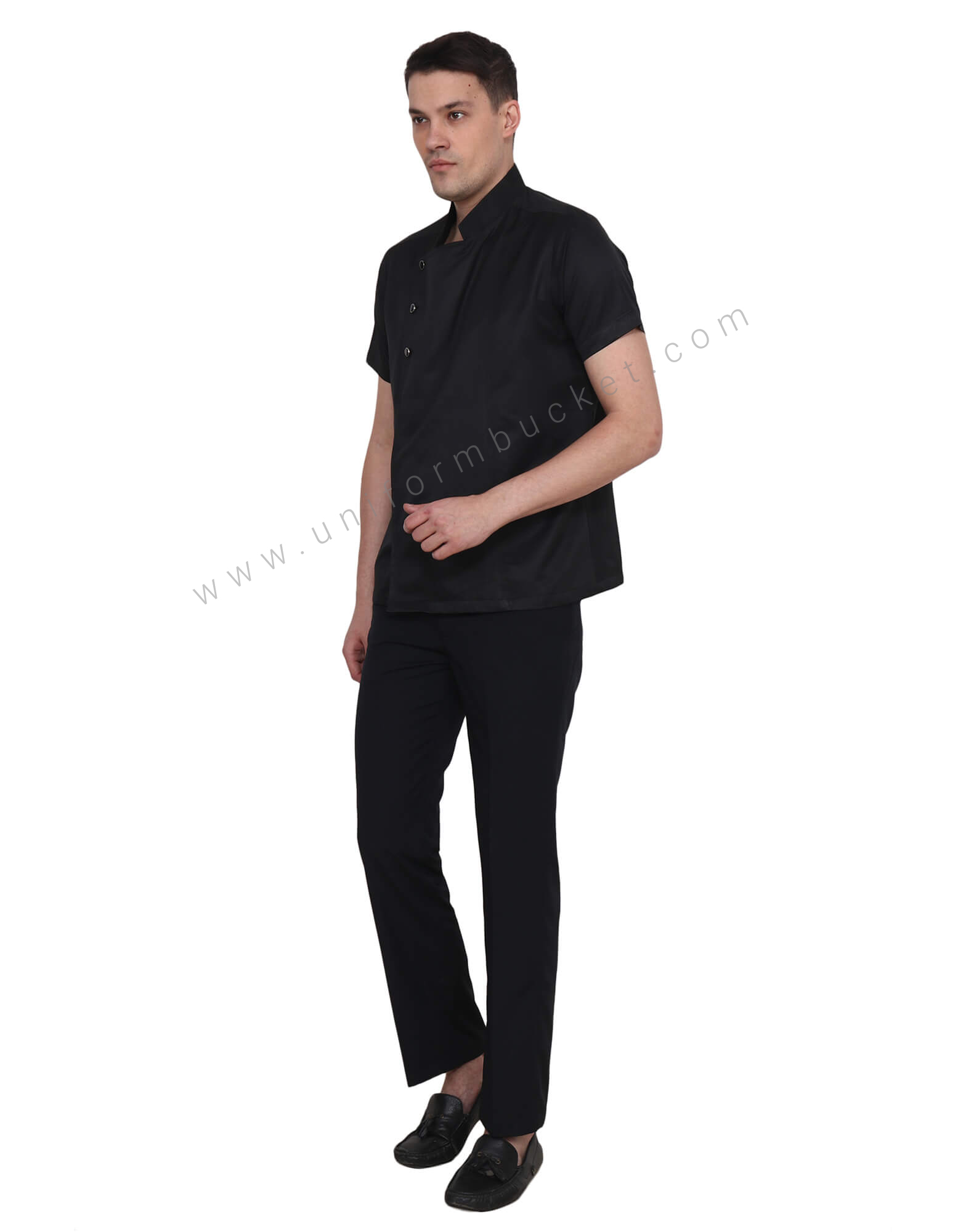 3 Button Side Opening Spa Tunic thumbnail 2