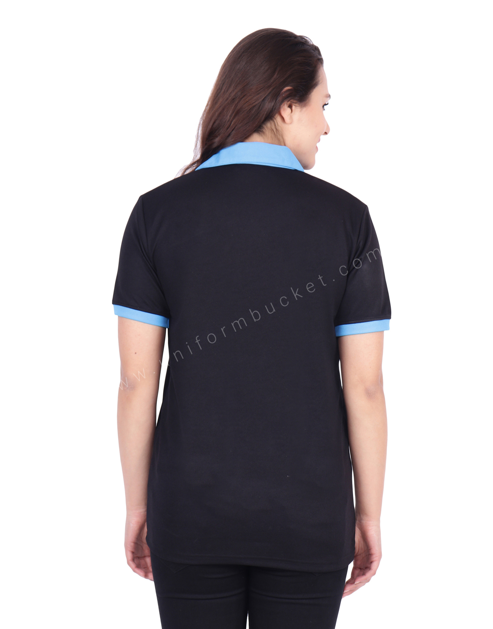 Black & Blue  Polo T-Shirt thumbnail 3