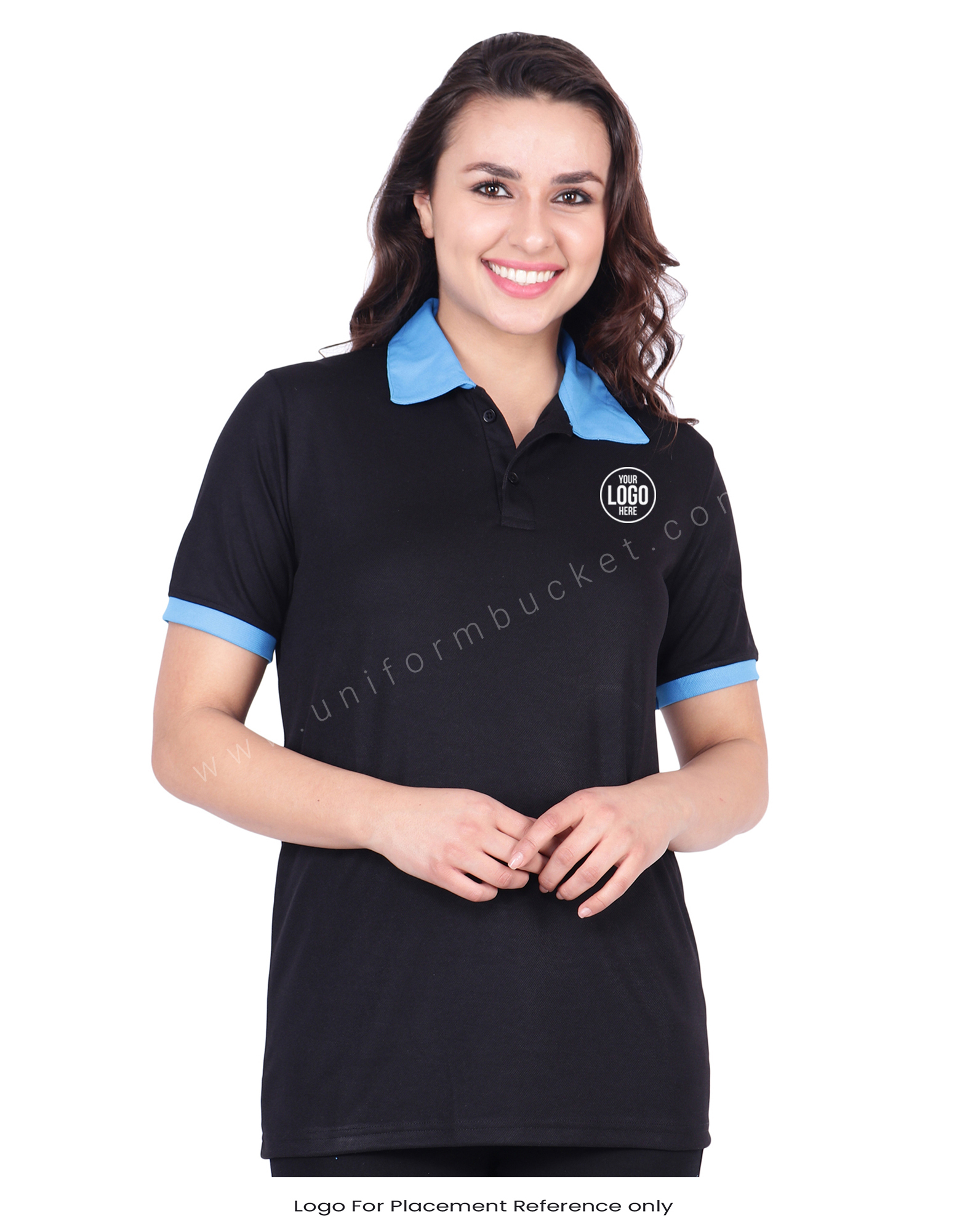 Black & Blue  Polo T-Shirt thumbnail 4