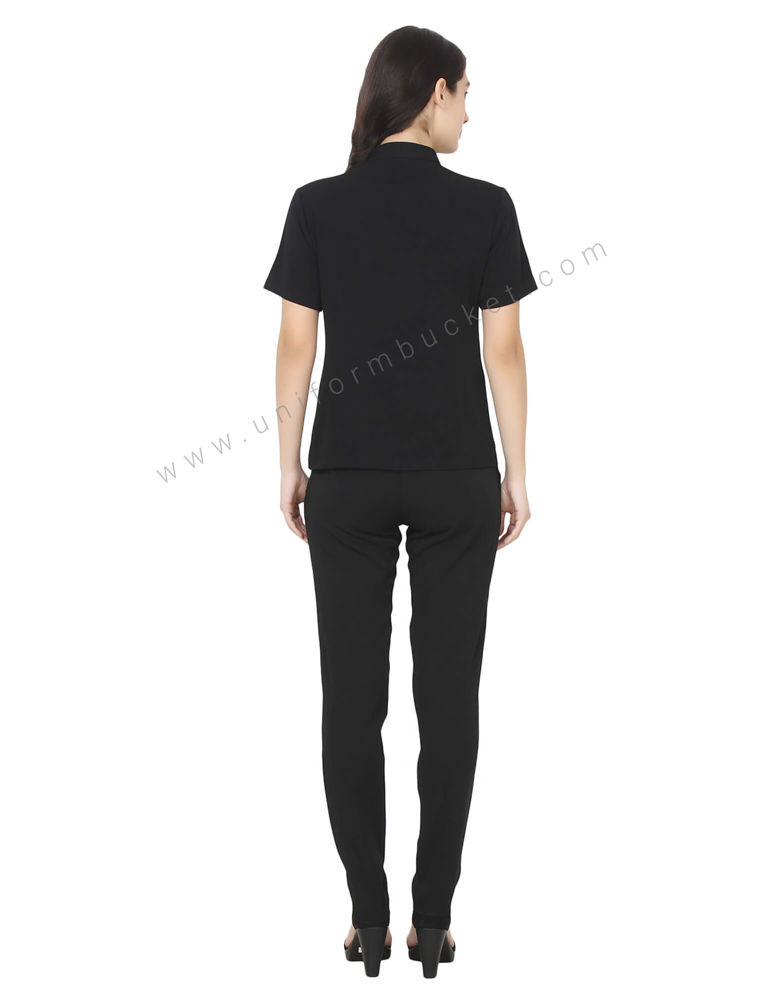 Formal Keyhole Top With One Side Pocket thumbnail 3