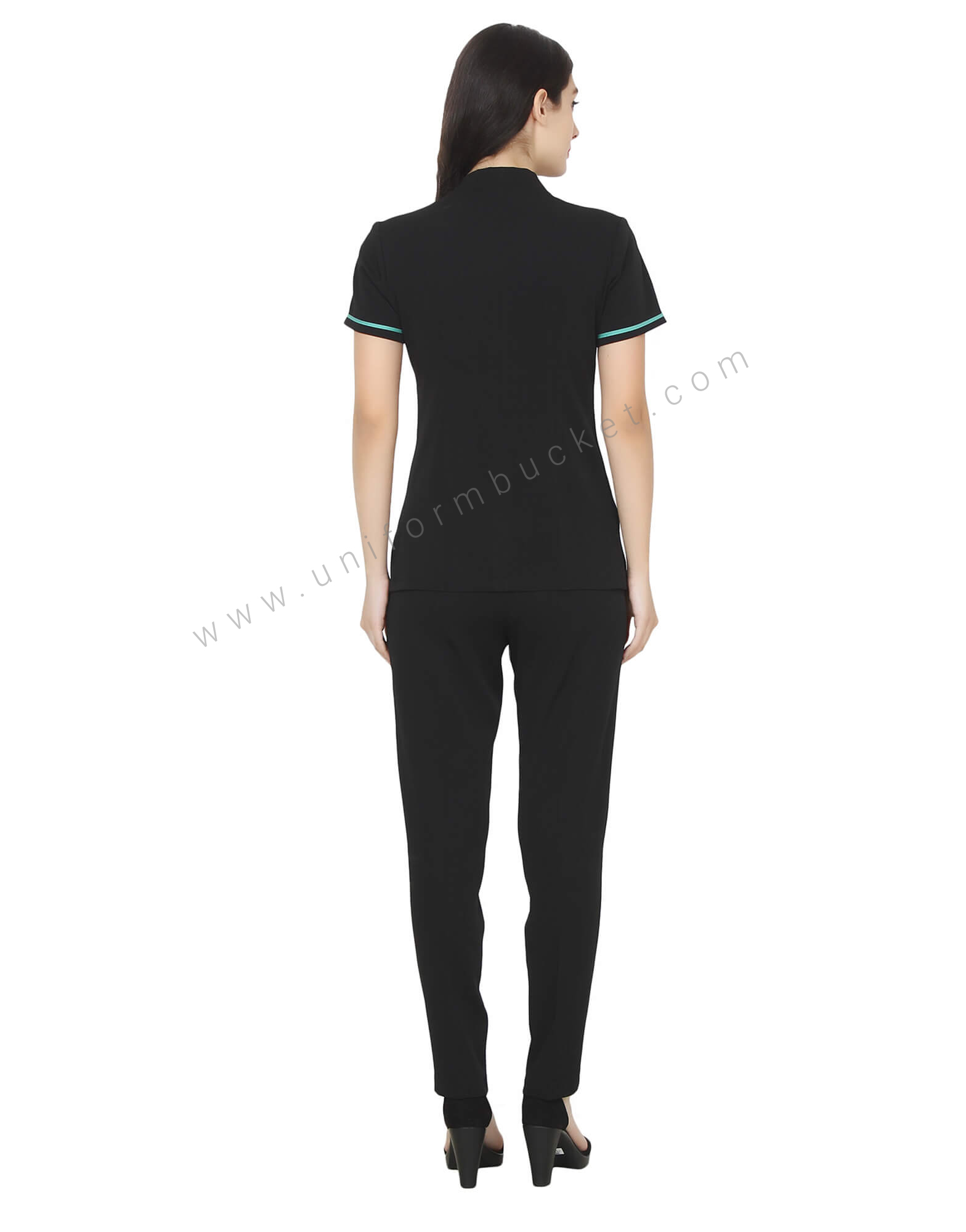 Two tone Tunic With Front Opening thumbnail 3