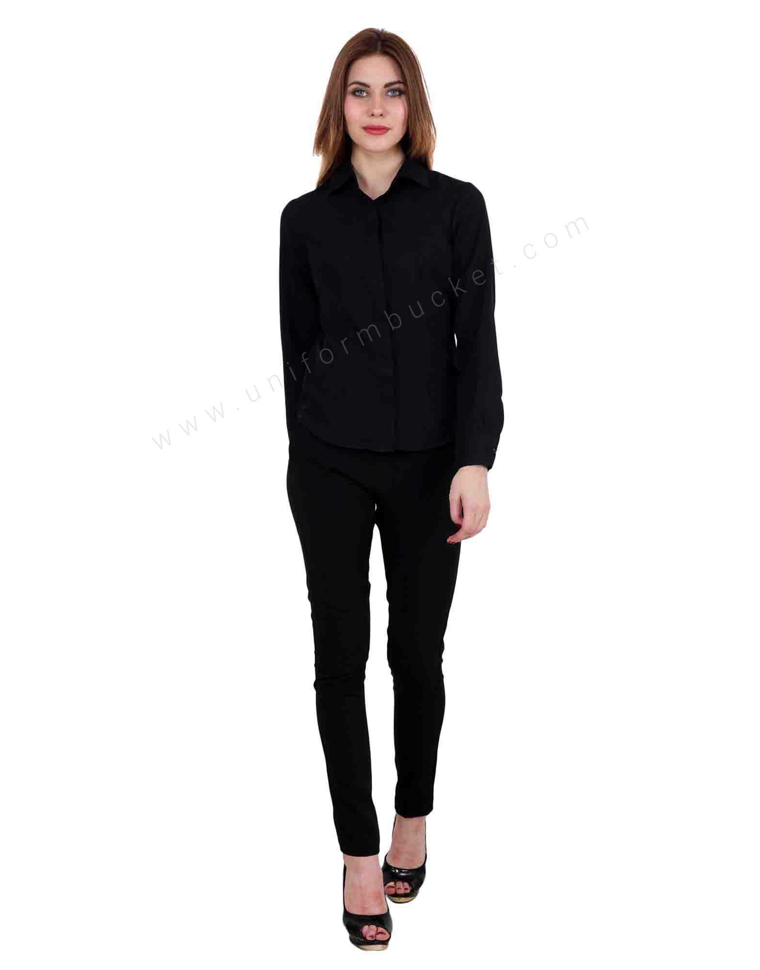 Full Sleeves Black Shirt thumbnail 3