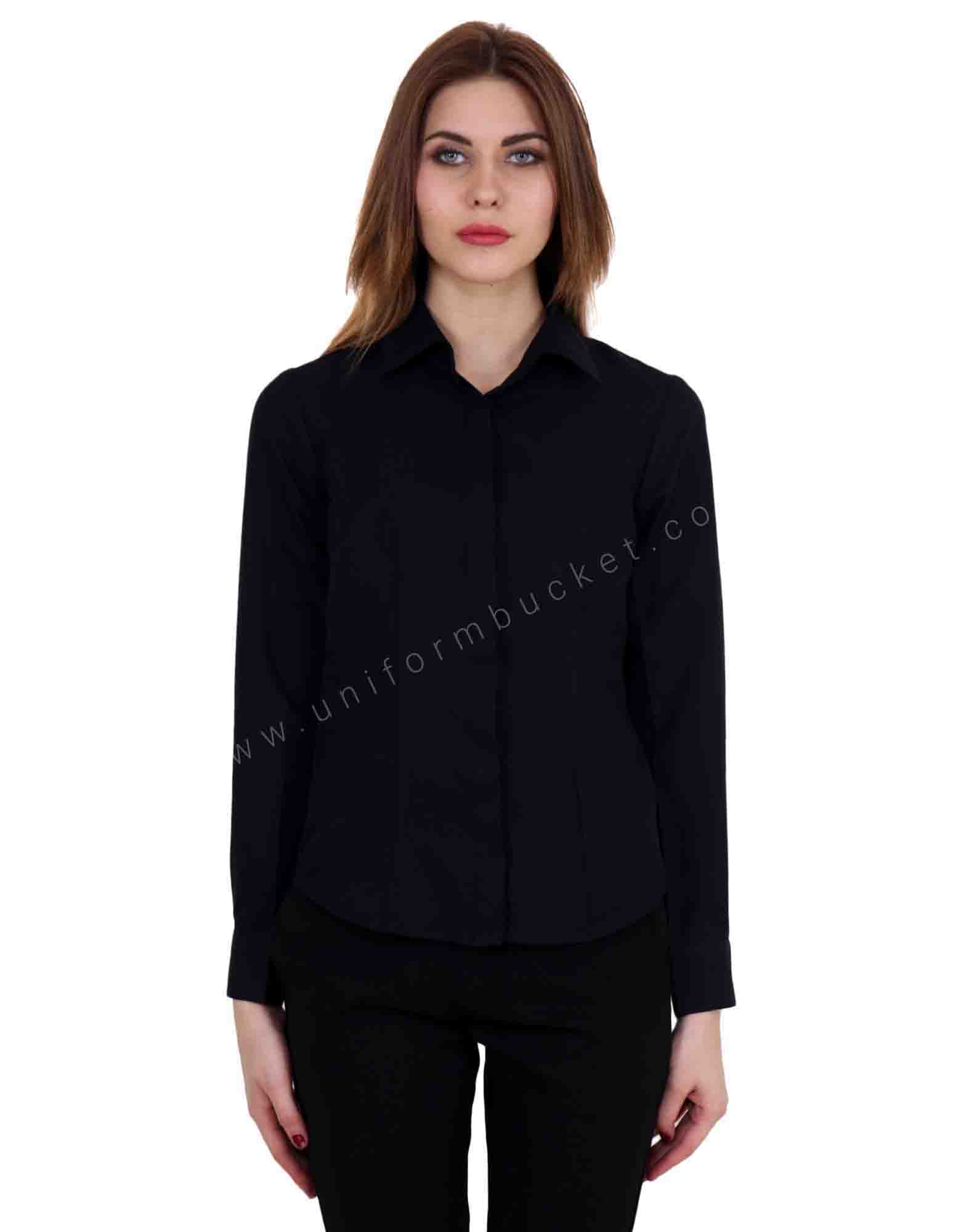 Full Sleeves Black Shirt thumbnail 2