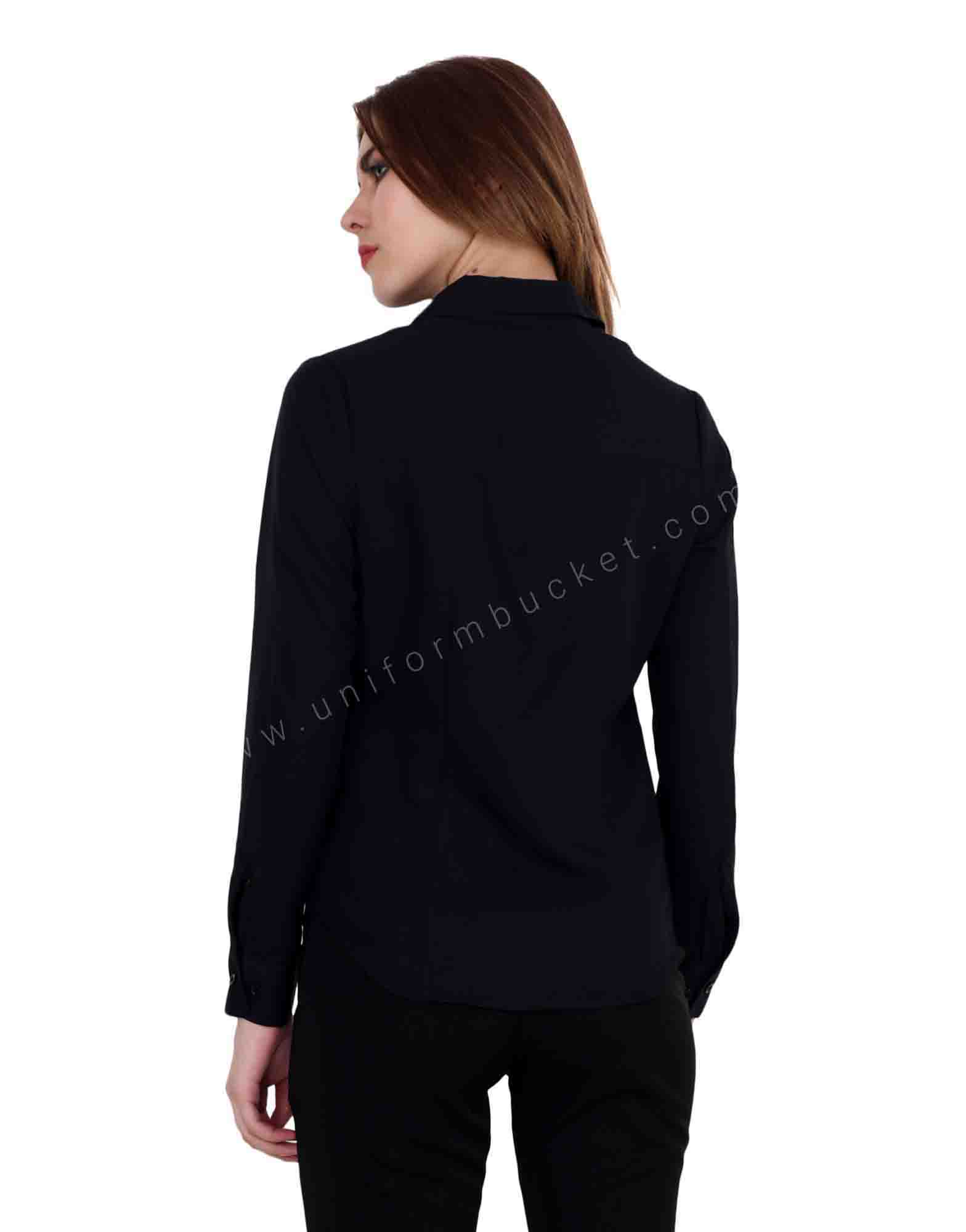 Full Sleeves Black Shirt view 1