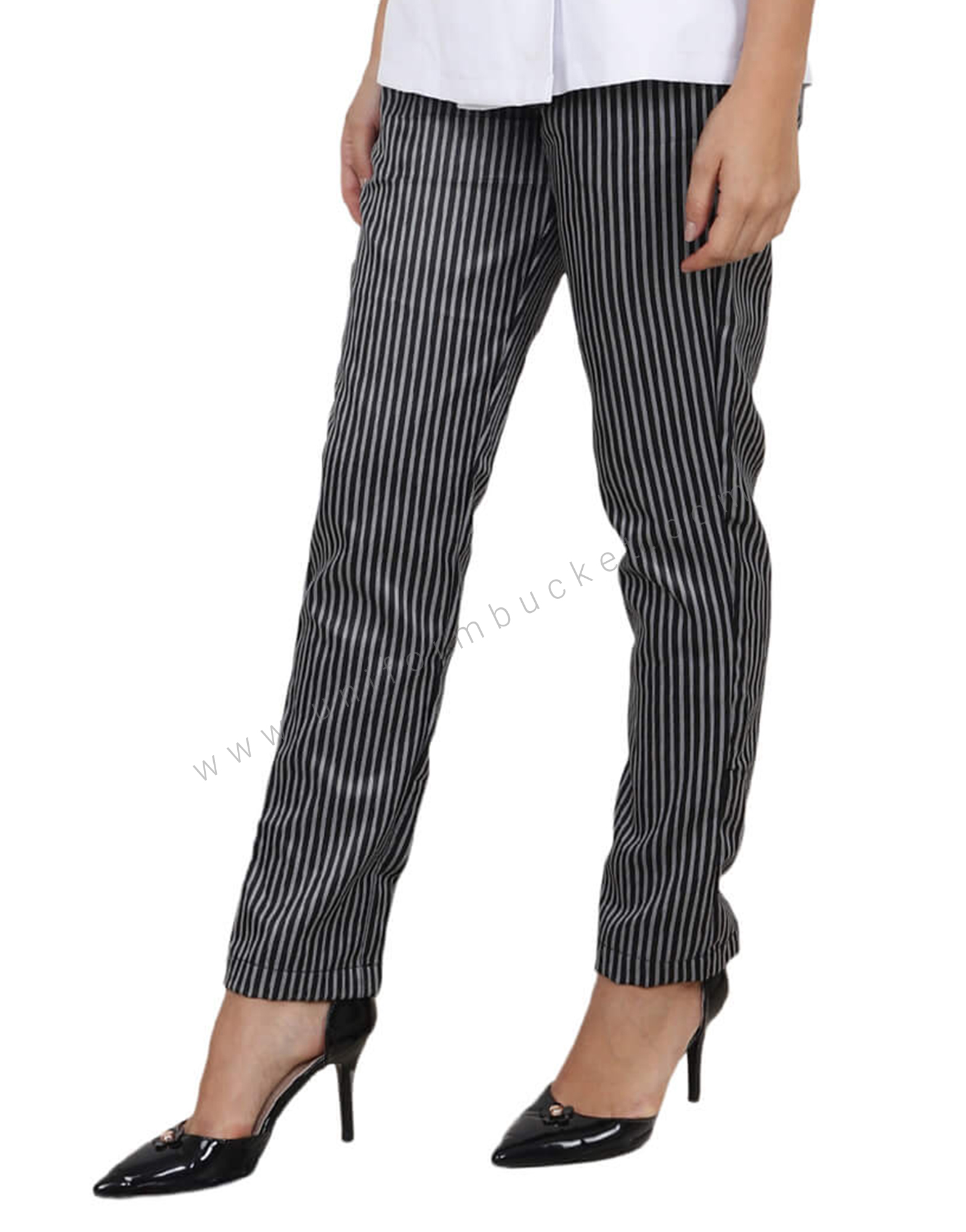Zebra Pattern Formal Trousers view 1