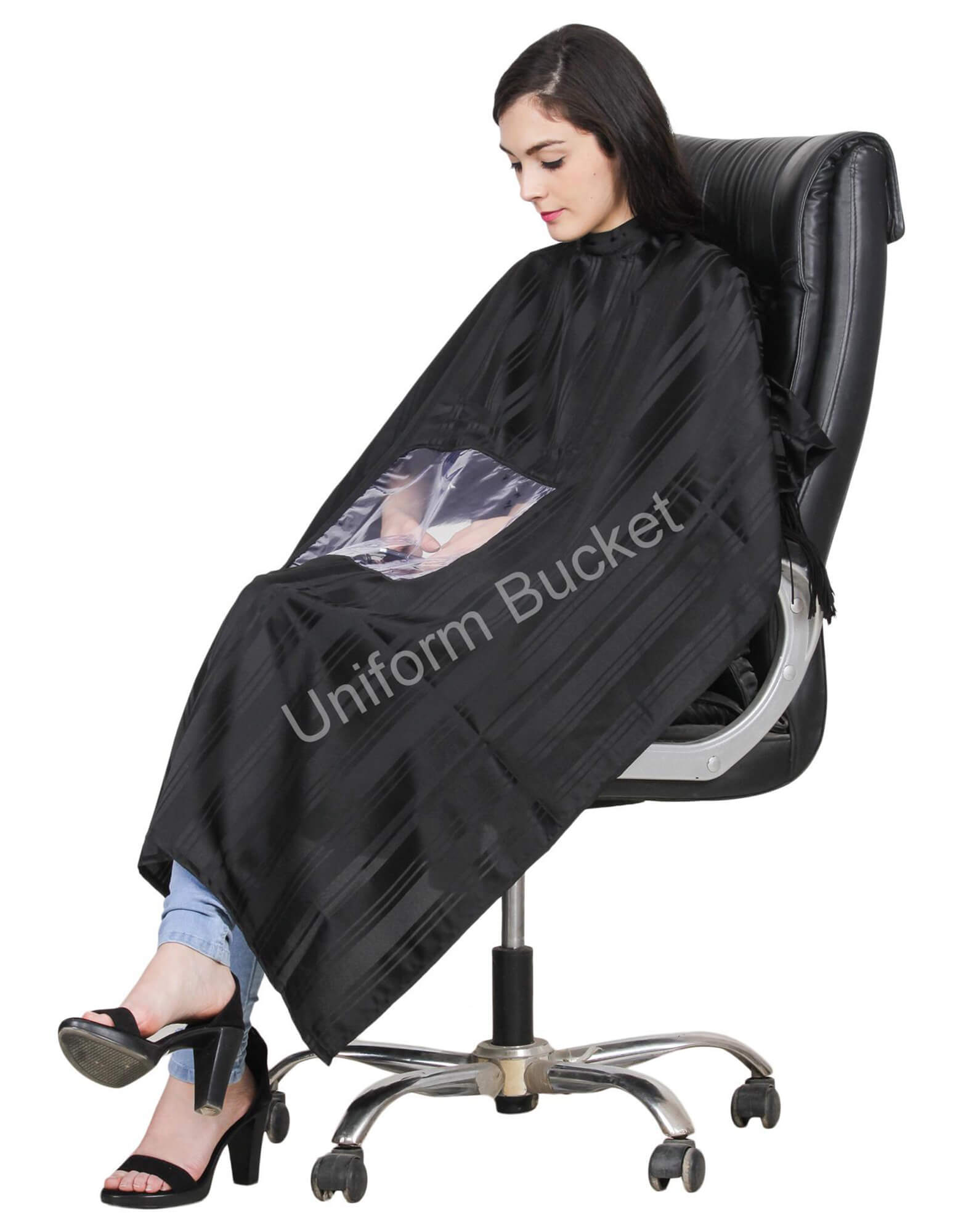 Stripe Pattern Black Cutting Sheet With Open Window thumbnail 2