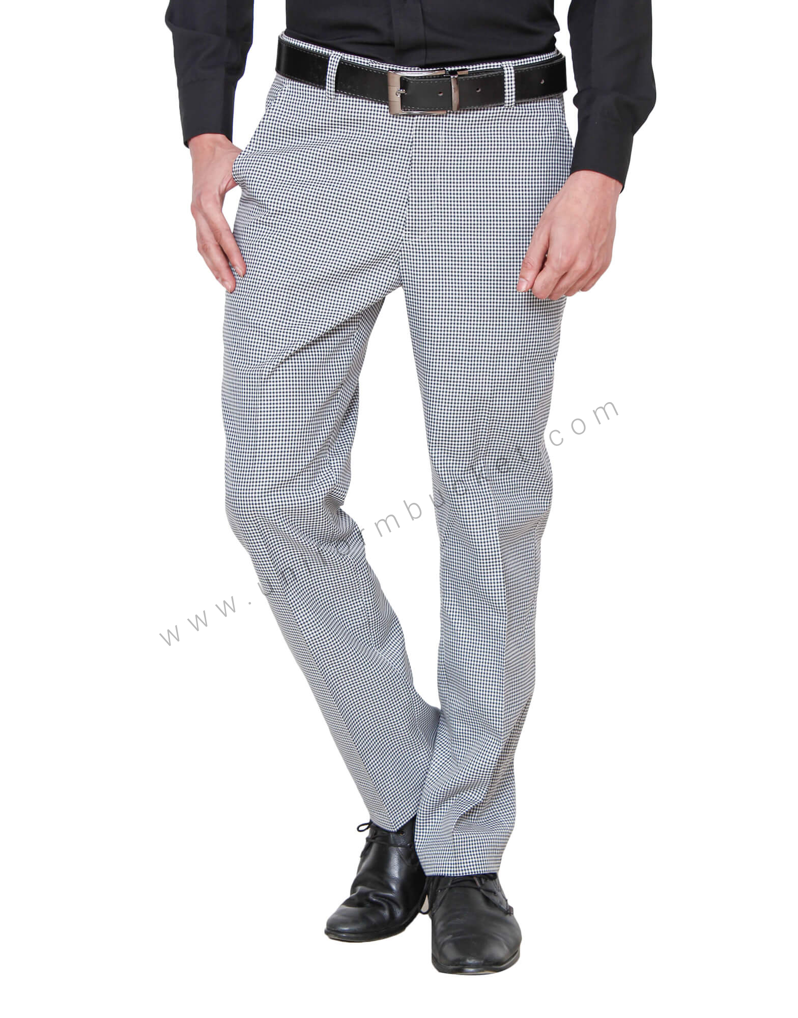 Black & White Shepherd Check Trouser thumbnail 2