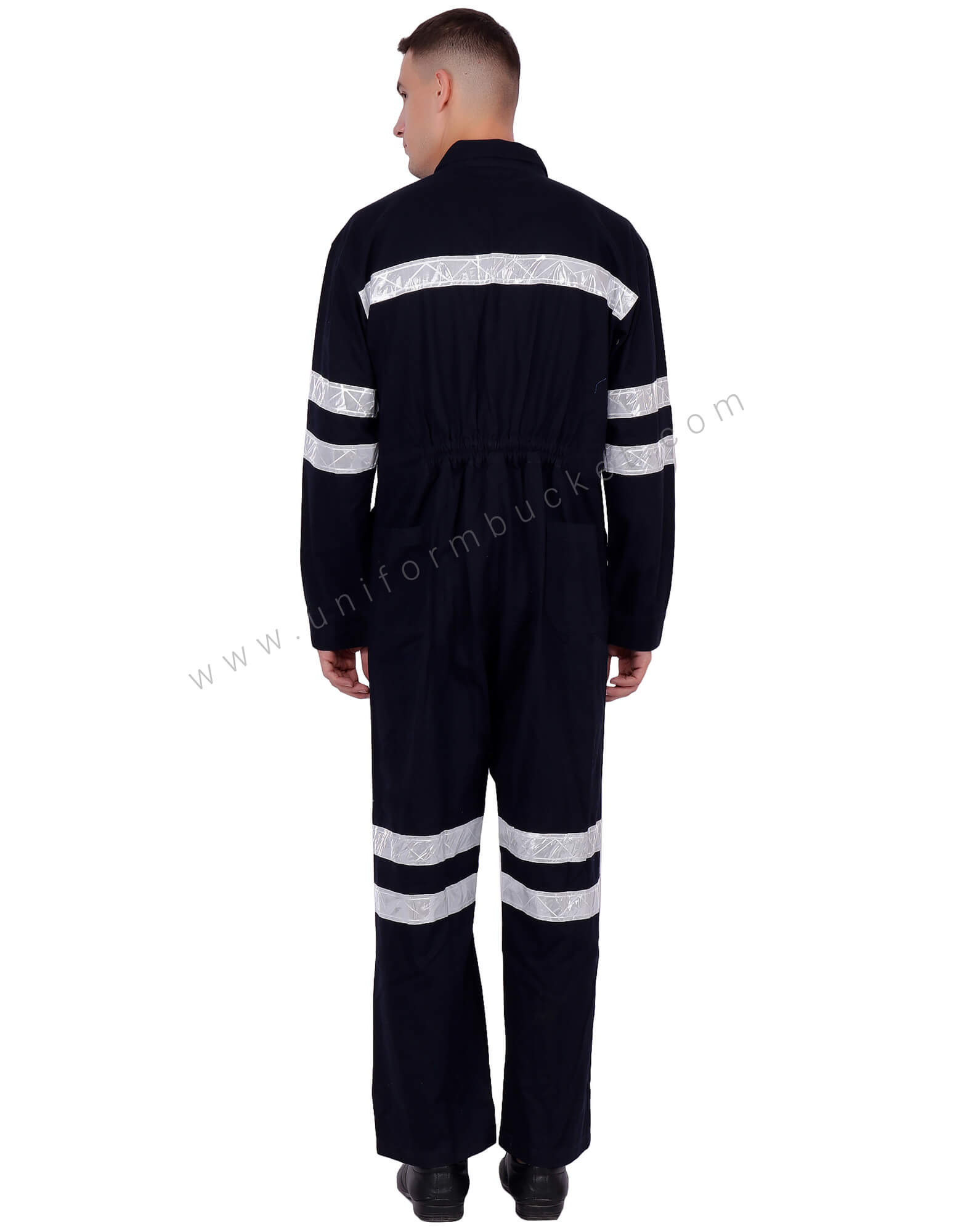 Black Overall With Visibility Stripes thumbnail 3